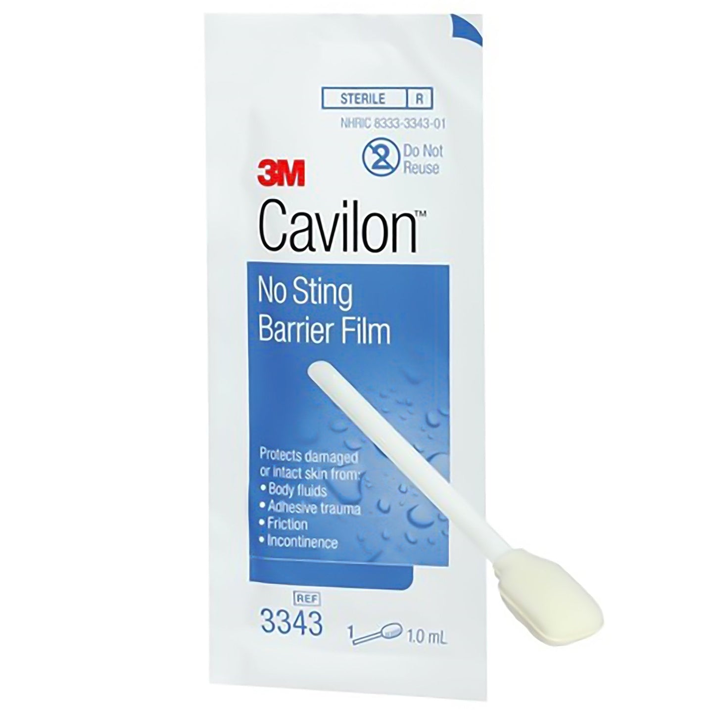 3M Cavilon Barrier Film, No Sting, Alcohol-Free, Conforming, 1.0 mL, 25 ct