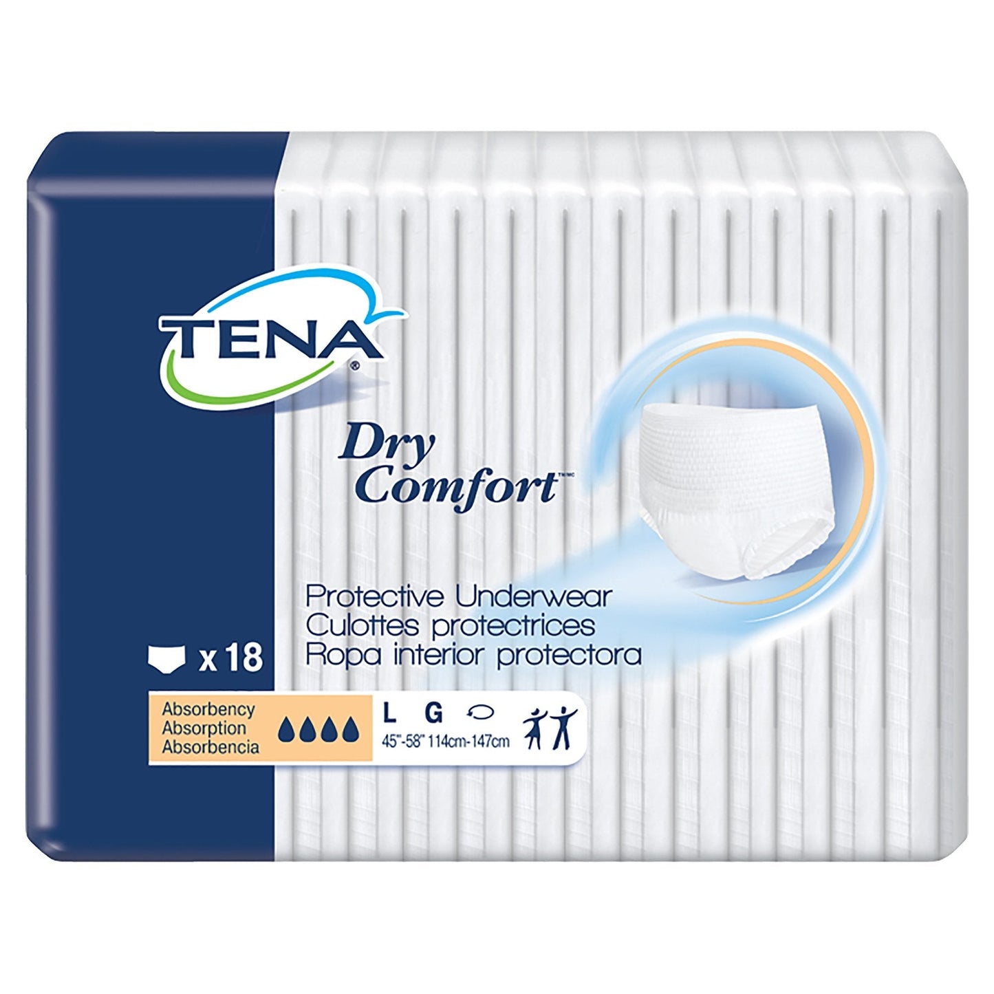 Tena® Dry Comfort™ Absorbent Underwear, Large