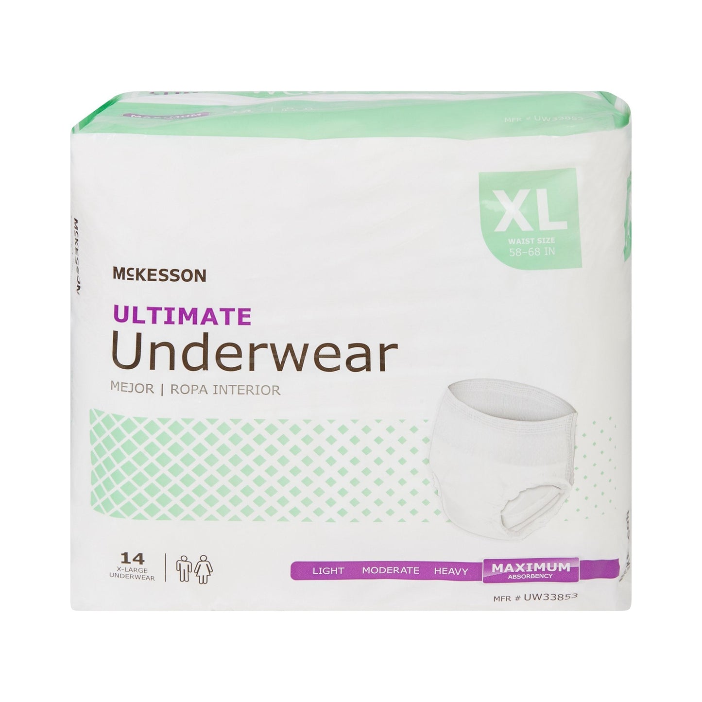 McKesson Ultimate Maximum Absorbent Underwear, XL, 56 ct