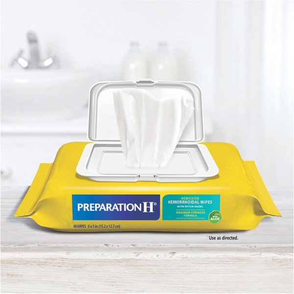 Preparation H® Hemorrhoid Relief Pads w/ Aloe, 48 ct.