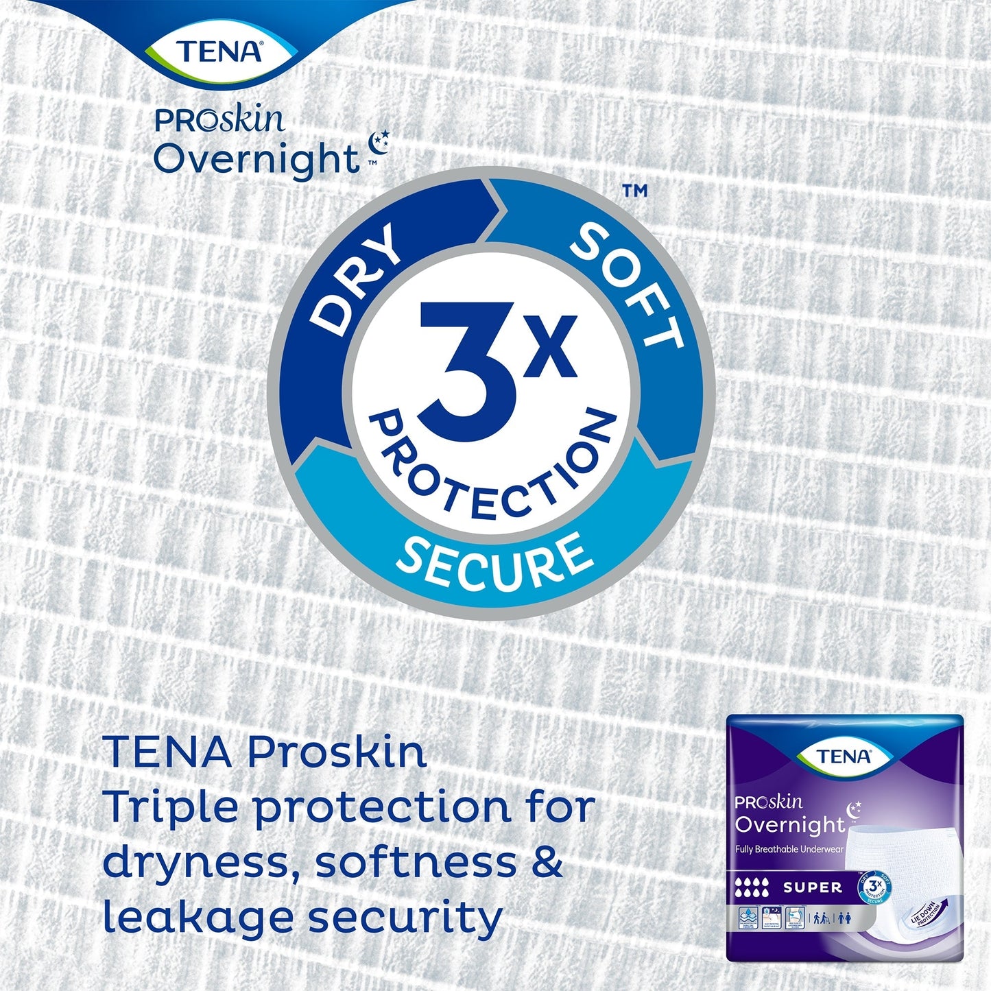 Tena® Overnight Super Absorbent Underwear, Large, 14 ct