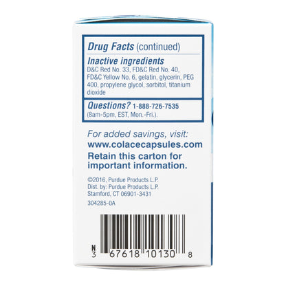 Colace® Docusate Sodium Stool Softener, 30 ct