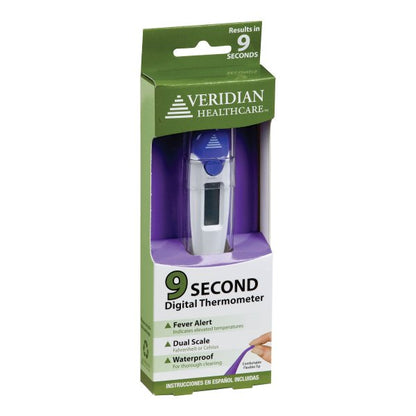 Veridian 9-Second FLEX-TIP Digital Thermometers with Display