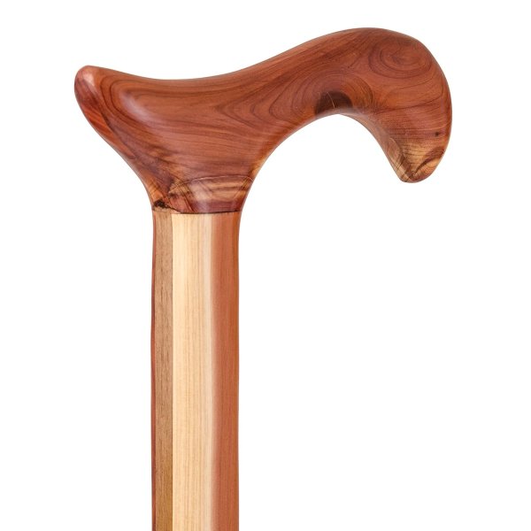 Brazos Twisted Derby Handle Handcrafted Walking Cane, 34-37 Inch