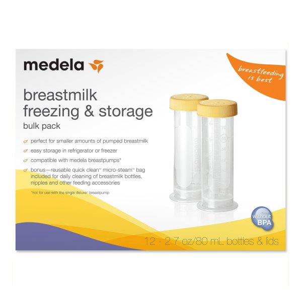 Breast Milk Storage Bottle 2.7 oz. (BX)