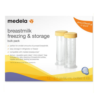 Breast Milk Storage Bottle 2.7 oz. (BX)