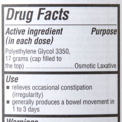 Geri-Care® Constipation Relief Power, Unflavored, Polyethylene Glycol 3350