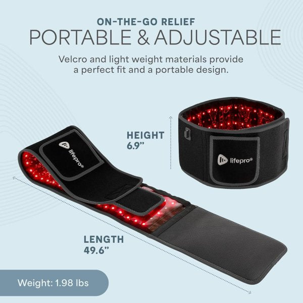 AllevaRed Light Therapy Belt