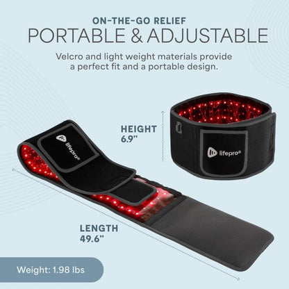 AllevaRed Light Therapy Belt