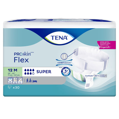 Tena® Flex™ Super Incontinence Belted Undergarment, Size 12, 30 ct