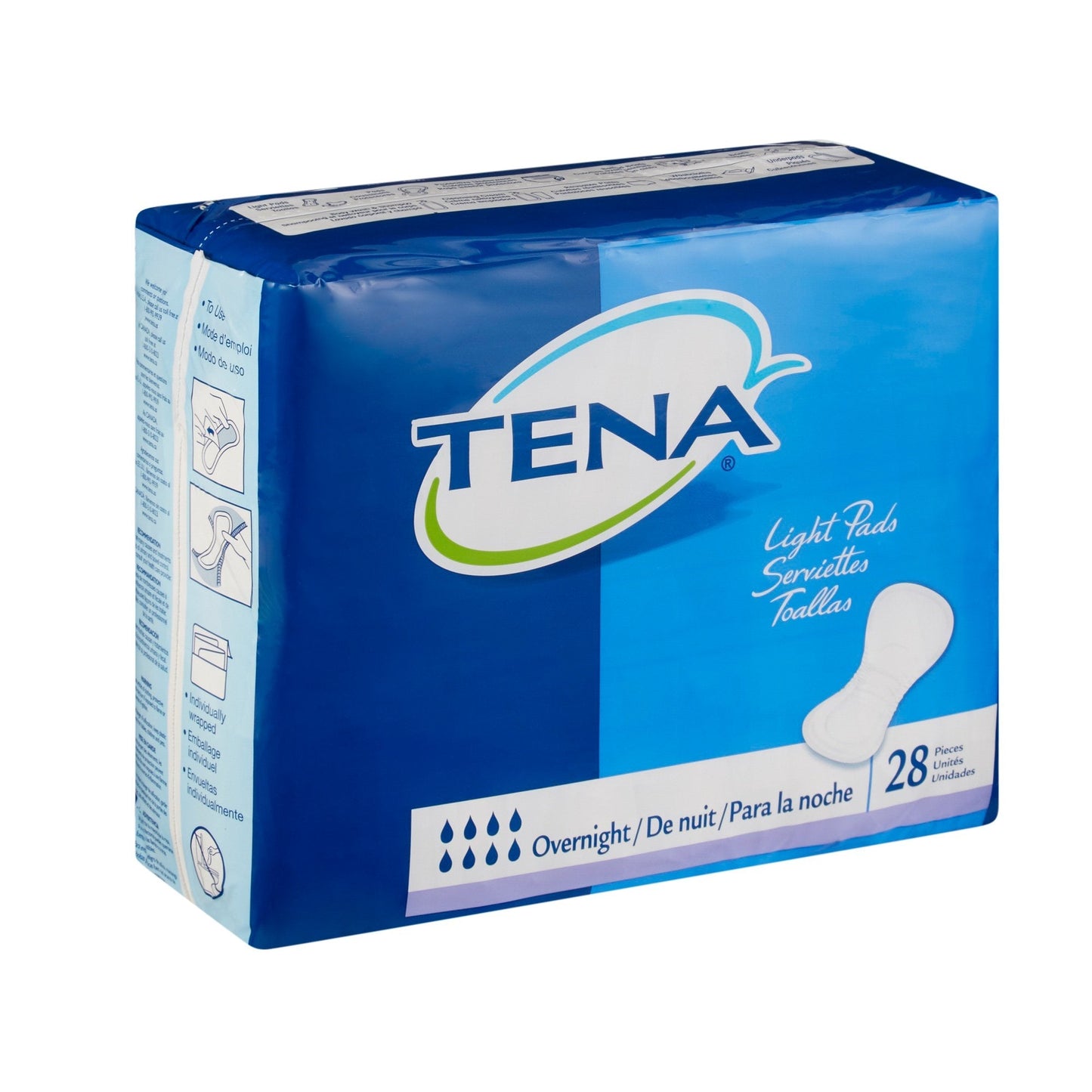 Tena® Light Overnight Bladder Control Pad, 16-Inch Length