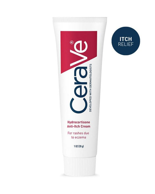 CeraVe Anti-Itch Cream 1% Hydrocortisone Cream, 1 oz.