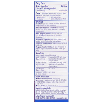 Children's Claritin® Loratadine Children's Allergy Relief