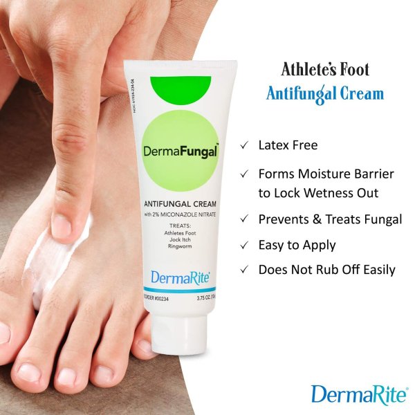 DermaFungal Miconazole Nitrate Antifungal Cream, 3.75 oz.