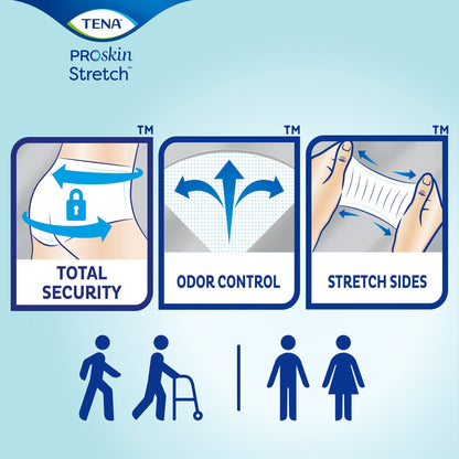 Tena® Stretch™ Ultra Incontinence Brief, Large / Extra Large, 36 ct