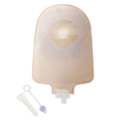 Premier™ One-Piece Drainable Transparent Urostomy Pouch, 9 Inch Length, 3/4 Inch Stoma, 5 ct