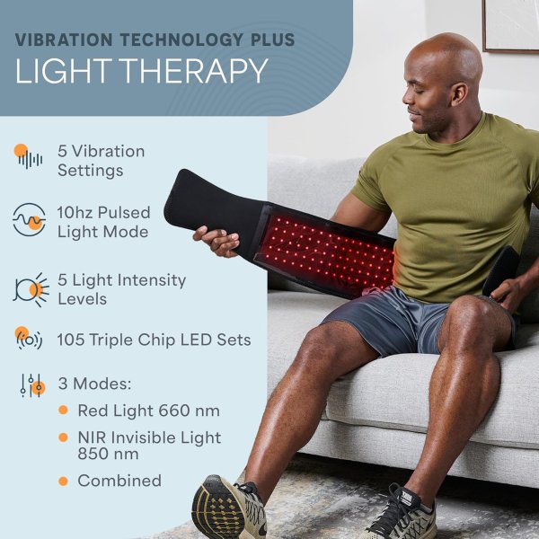 AllevaRed Light Therapy Belt