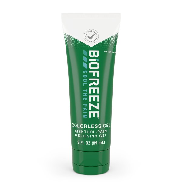 Biofreeze Menthol Pain Relieving Colorless Gel, 3 oz.