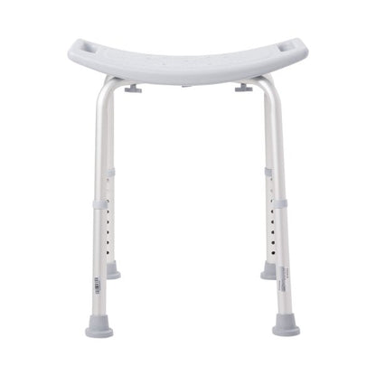 McKesson Adjustable Aluminum Bath Bench Without Backrest