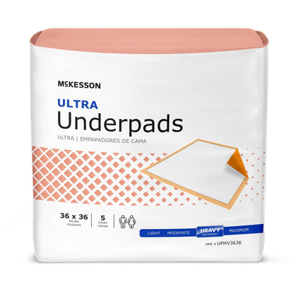 McKesson Heavy Absorbency Underpad, Ultra