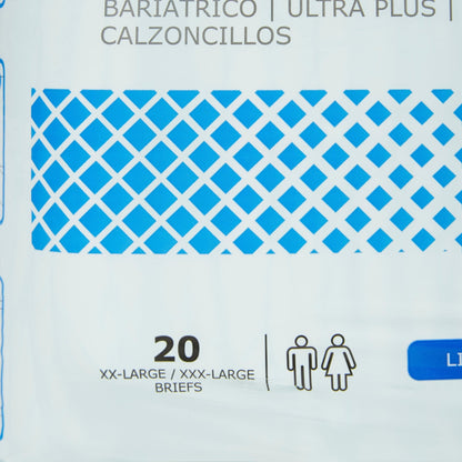 McKesson Ultra Plus Bariatric Incontinence Brief, 80 ct