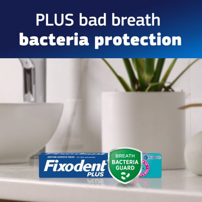 Fixodent Plus Breath Bacteria Guard Cream, 2 oz.