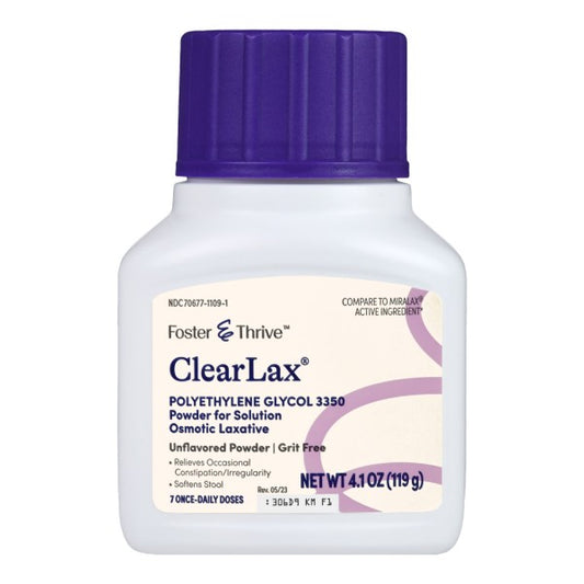 Foster & Thrive ClearLax Laxative Powder, 4.1 oz.