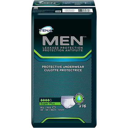 Tena® Men™ Super Plus Absorbent Underwear, Medium / Large, 16 ct