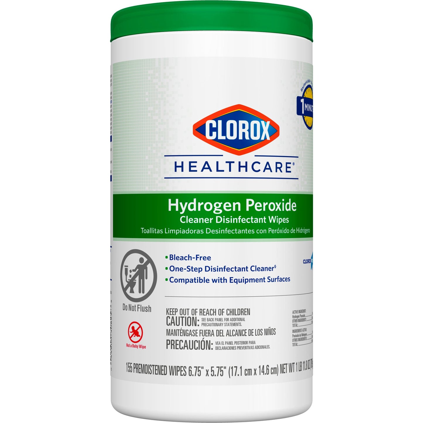 Clorox Healthcare Hydrogen Peroxide Cleaner Disinfectant Wipes