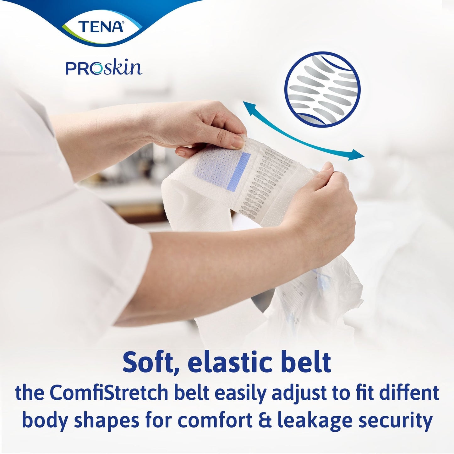 Tena® Flex™ Super Incontinence Belted Undergarment, Size 12, 90 ct