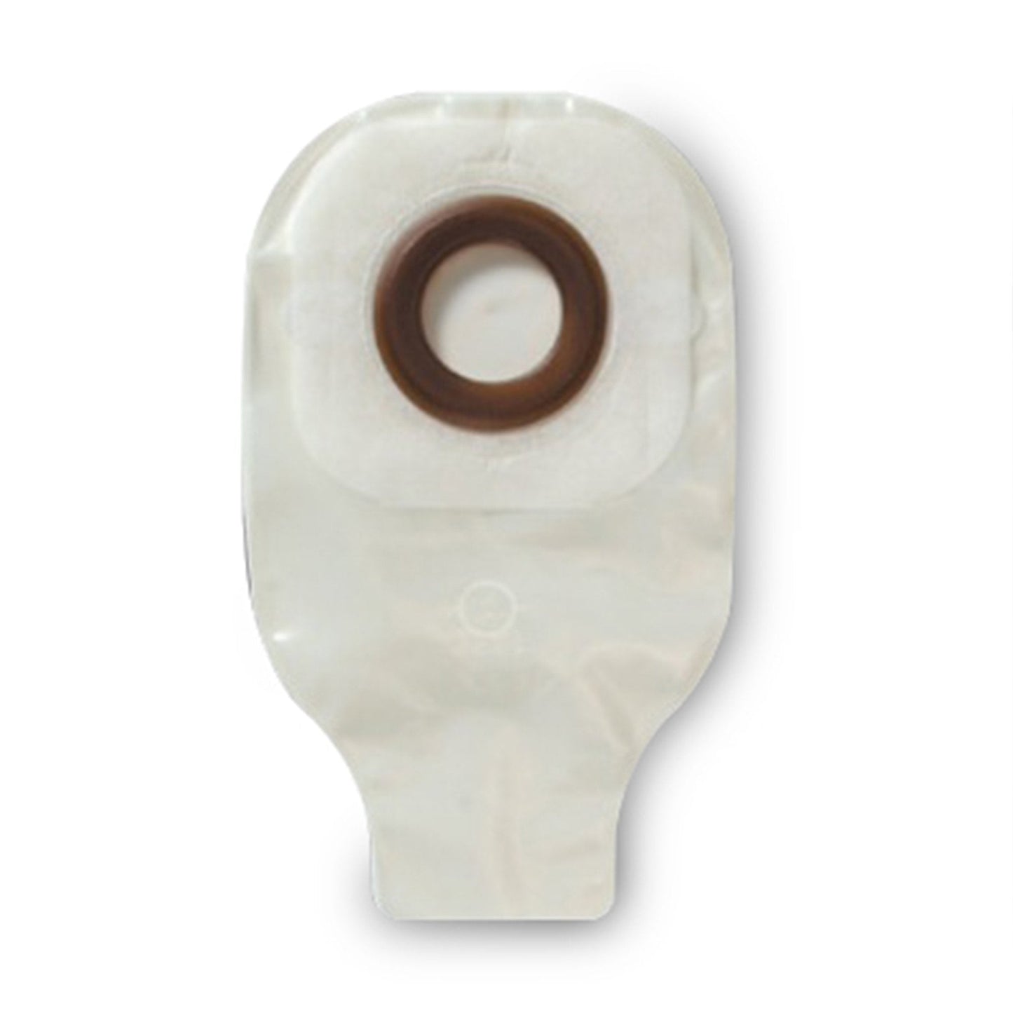 Karaya 5 One-Piece Drainable Transparent Ostomy Pouch, 9 Inch Length, Mini, 1.5 Inch Flange, 10 ct