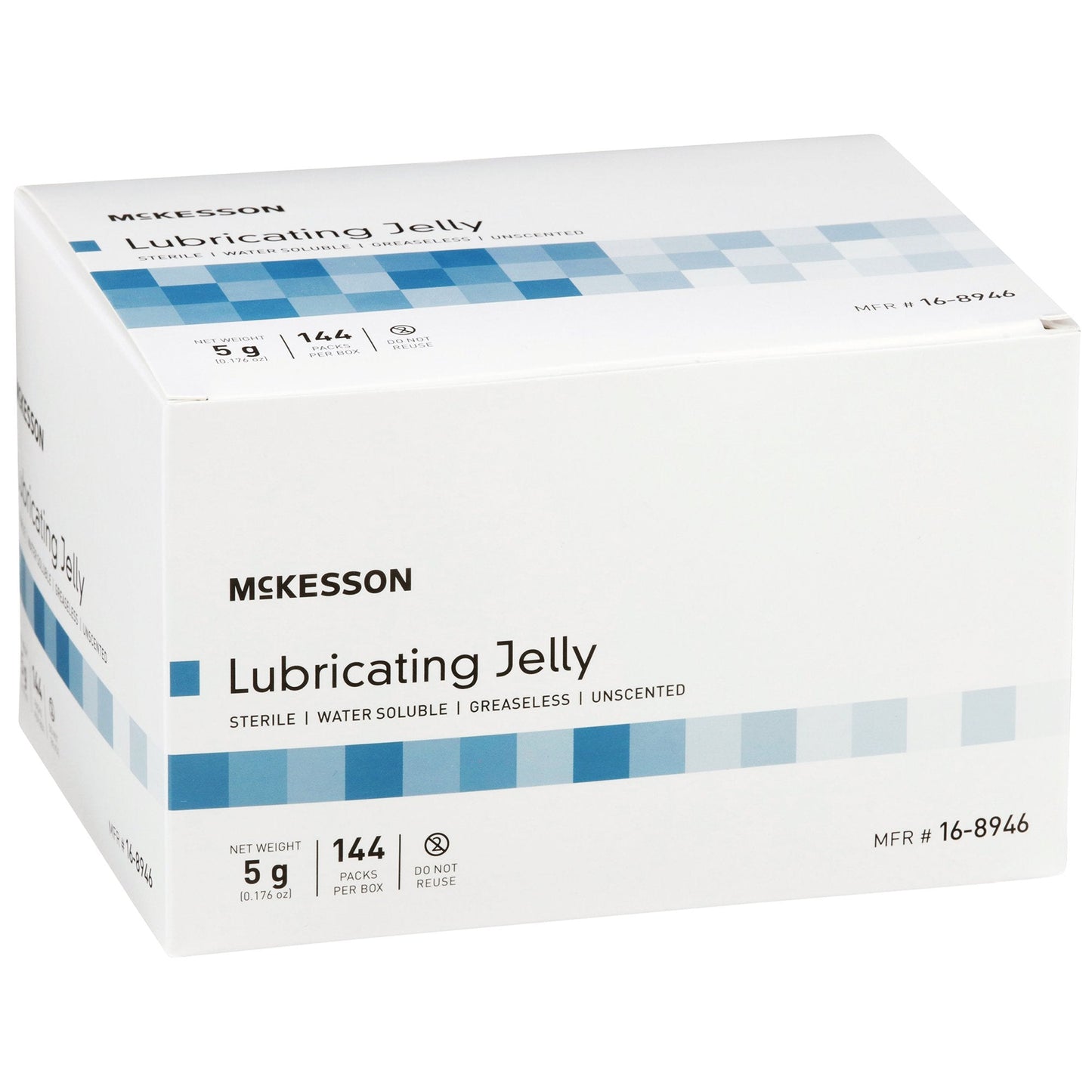 McKesson Lubricating Jelly, 5-gram Packet, 144 ct