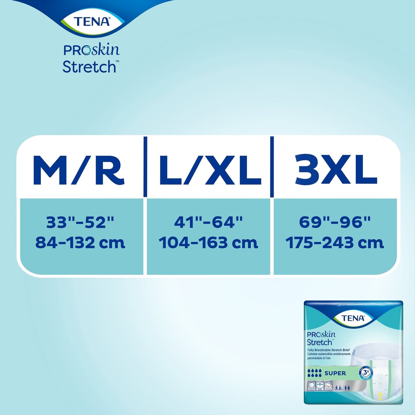 Tena® Stretch™ Super Incontinence Brief, Large / Extra Large, 28 ct