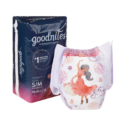 GoodNites® Absorbent Underwear, Small / Medium, Girl, 14 ct