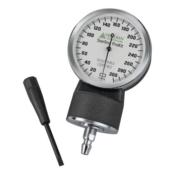 Sterling Series ProKit™ Aneroid Sphygmomanometer with Stethoscope, Black