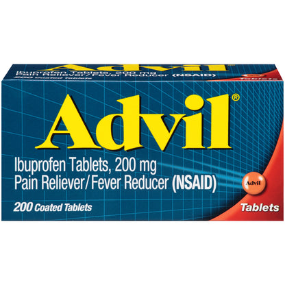 Advil Ibuprofen Pain Relief and Fever Reducer Tablets