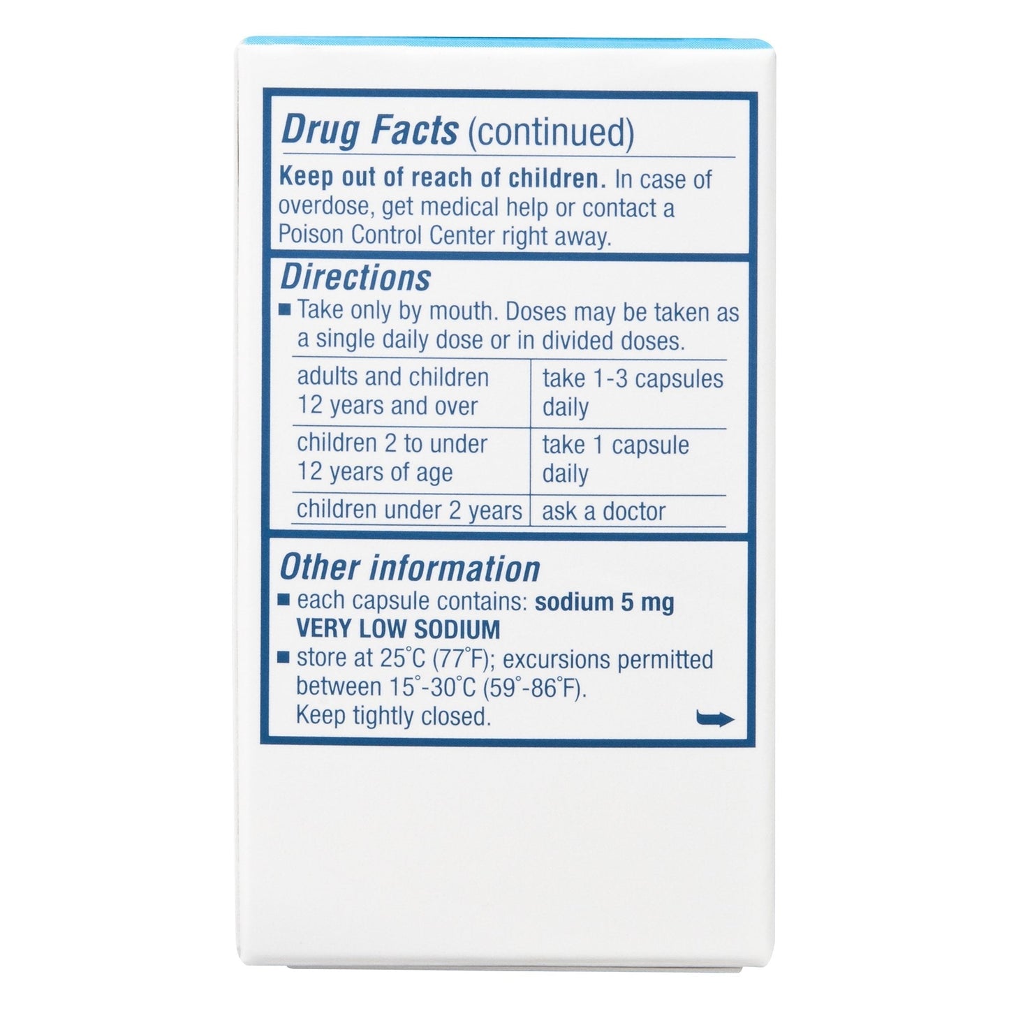 Colace® Docusate Sodium Stool Softener, 30 ct