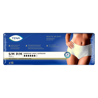 Tena® Women™ Super Plus Heavy Absorbent Underwear, Small / Medium, 18 ct