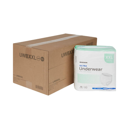 McKesson Ultra Heavy Absorbent Underwear, 2X-Large, 12 ct