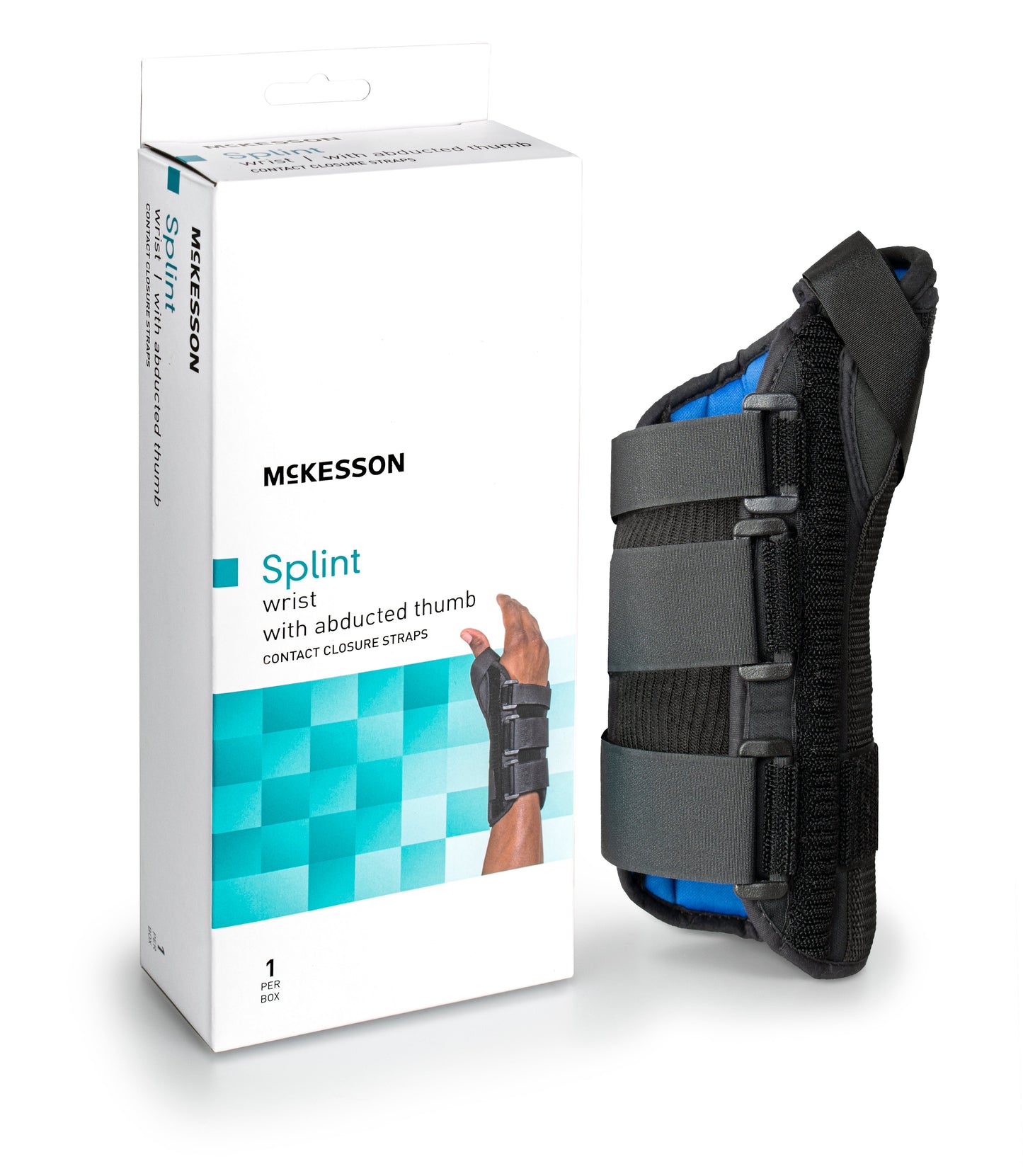 McKesson Left Wrist Splint with Abducted Thumb, Large