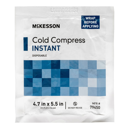 McKesson Instant Cold Pack, 4-7/10 x 5-1/2 Inch, 10 ct