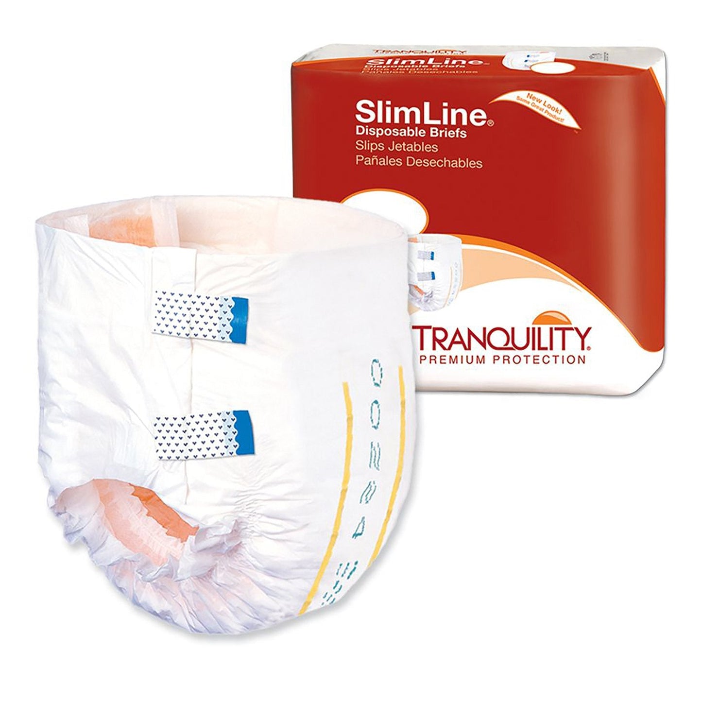 Tranquility® SlimLine® Heavy Protection Incontinence Brief, Extra Large, 12 ct