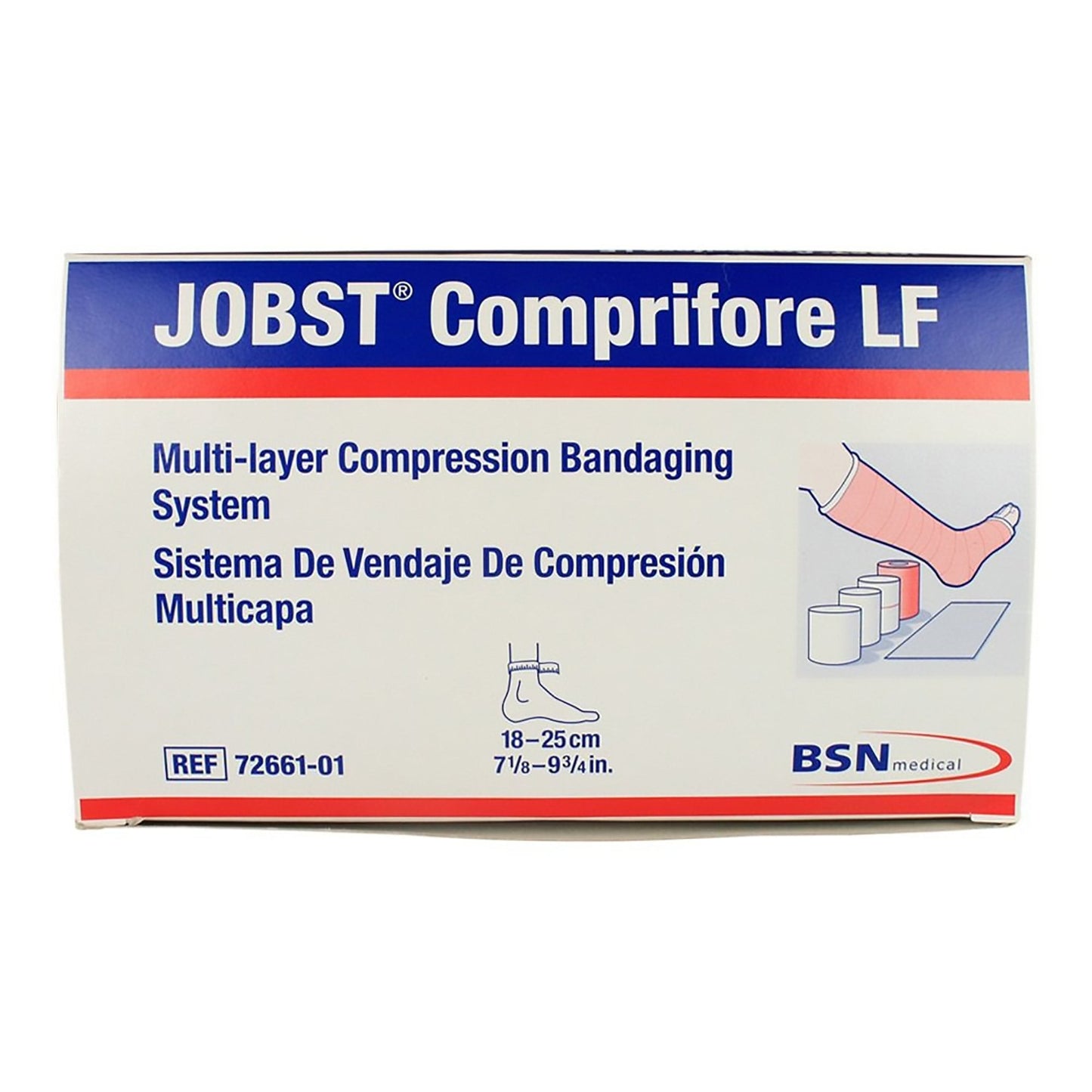 JOBST® Comprifore® LF No Closure 4 Layer Compression Bandage System, 7 to 10 "