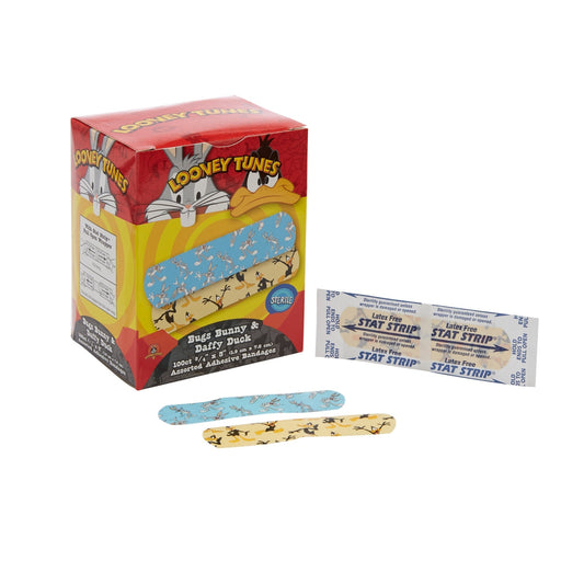 Looney Tunes™ Stat Strip® Adhesive Strip, 3/4 x 3 Inch, 100 ct