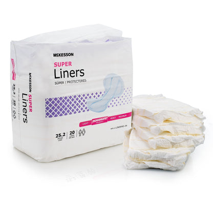 McKesson Super Incontinence Liner, 20 ct