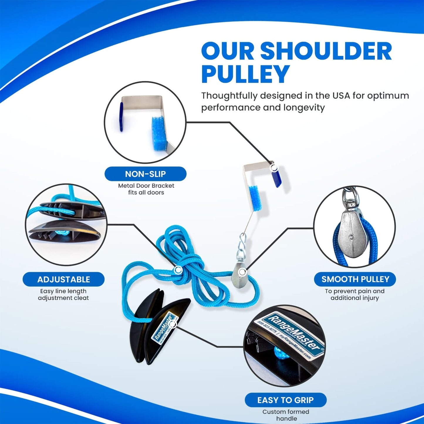 BlueRanger™ Shoulder Pulley Exerciser