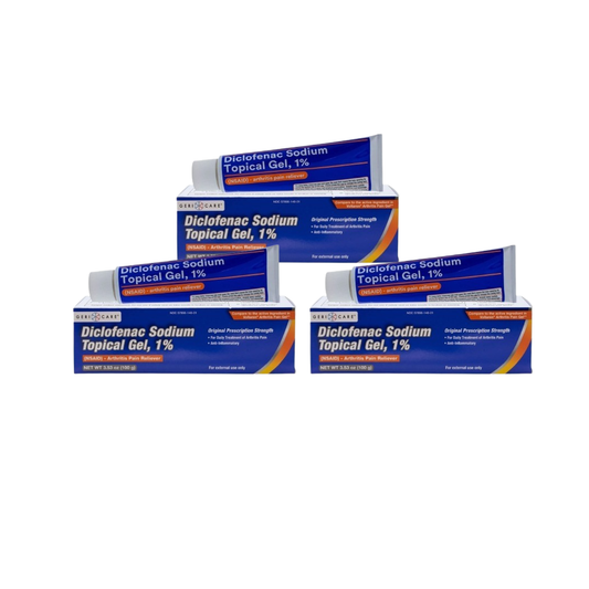 Geri-Care Arthritis Pain Reliever Gel, 3.53 oz., 3 Pack
