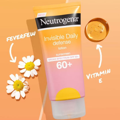 Neutrogena Invisible Daily Defense SPF 60 Lotion, 3 fl. oz.