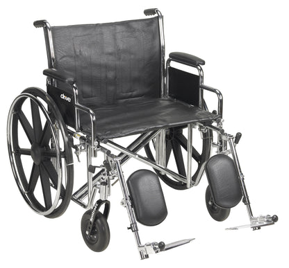 McKesson Bariatric Wheelchair, 24-Inch Seat Width