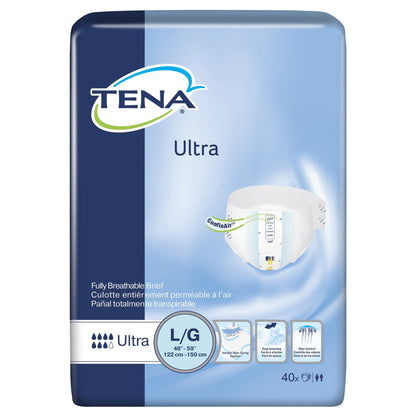 Tena® Ultra Incontinence Brief, Large, 12 ct